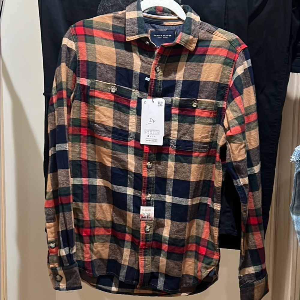 Denim & Flower Men’s Flannel